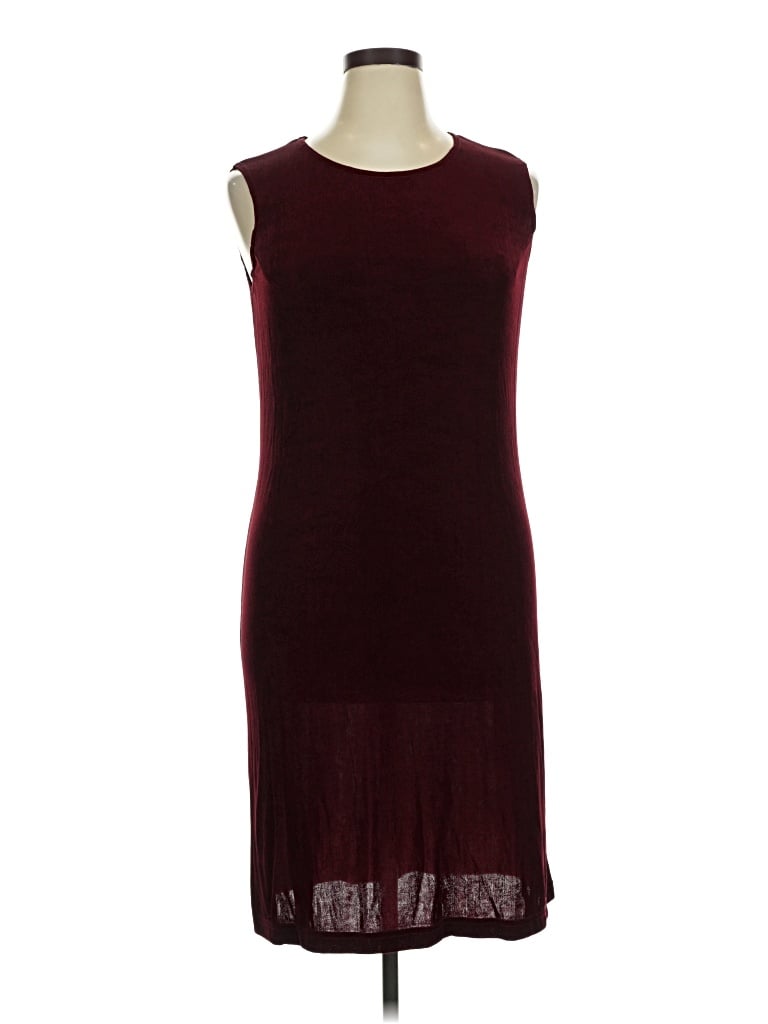 Pre-owned Coldwater Creek Cocktail Dress In Burgundy