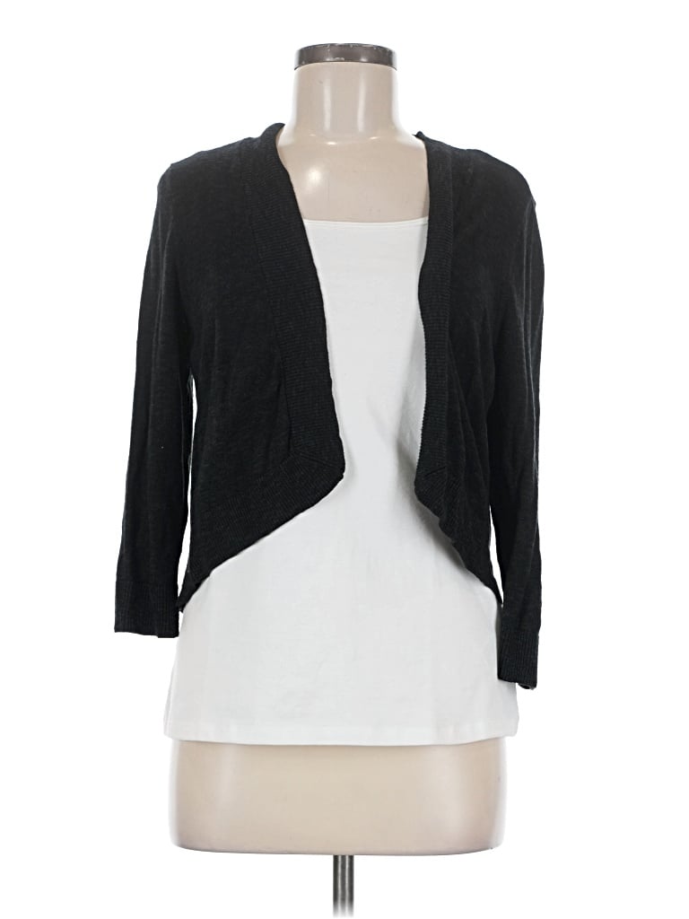 Pre-owned Soft Surroundings Cardigan Sweater In Black