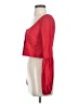 STAUD Solid Red 3/4 Sleeve Blouse Size S - photo 5