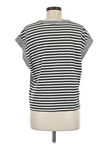 Madewell Boxy Muscle Tee in Stripe (view 2)