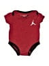 Air Jordan Red Short Sleeve Onesie 0-3 MO / 3 MO - photo 1