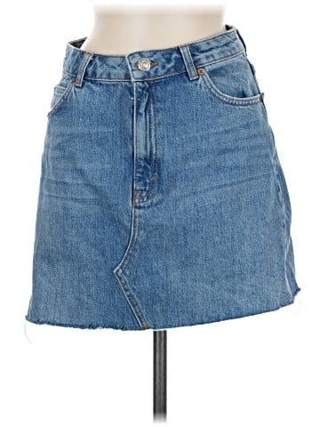 Topshop Denim Skirt (view 1)