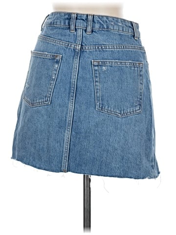 Topshop Denim Skirt (view 2)