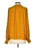 Maison d' Amelie 100% Polyester Gold Long Sleeve Blouse Size S - photo 2