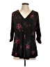 Torrid Black 3/4 Sleeve Blouse Size Lg Plus (0) - photo 1
