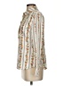 Tory Burch Print Ivory Long Sleeve Blouse Size 4 - photo 5