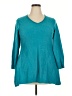 Avenue 100% Acrylic Teal Pullover Sweater Size 18 Plus - photo 1