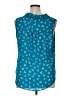 Elle Teal Sleeveless Blouse Size XL - photo 2