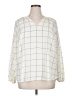 41Hawthorn 100% Polyester Ivory 3/4 Sleeve Blouse Size 1X - photo 1