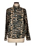 Unbranded Animal Print Brown Long Sleeve Blouse Size M - photo 1