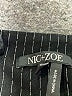 Nic + Zoe Chevron-herringbone Black Dress Pants Size 8 - photo 7