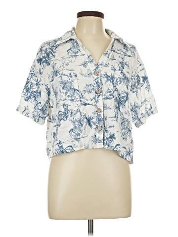 C&C California Short Sleeve Blouse (view 1)