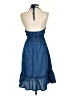 Unbranded 100% Polyester Blue Casual Dress Size S - photo 2