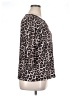 Cathy Daniels Animal Print Black 3/4 Sleeve Blouse Size XL - photo 4