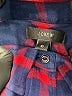 J.Crew 100% Cotton Plaid Red Long Sleeve Button-Down Shirt Size 10 - photo 7