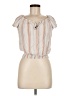 BCX 100% Rayon Ivory Short Sleeve Top Size M - photo 1