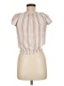 BCX 100% Rayon Ivory Short Sleeve Top Size M - photo 2