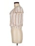 BCX 100% Rayon Ivory Short Sleeve Top Size M - photo 5