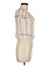 BCX 100% Rayon Ivory Short Sleeve Top Size M - photo 4