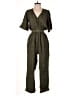 Left Coast by Dolan Solid Green Jumpsuit Size S - photo 1