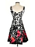 Nine West Graphic Black Cocktail Dress Size 2 (petite) - photo 2