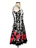 Nine West Graphic Black Cocktail Dress Size 2 (petite) - photo 4