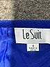 Le Suit Solid Blue Formal Skirt Size 6 - photo 4