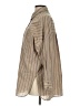Pilcro Stripes Tan Long Sleeve Button-Down Shirt Size XXS - photo 5