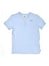 Levi's 100% Cotton Blue Short Sleeve Henley Size M (youth) - photo 1