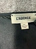 L'Agence 100% Polyester Black 3/4 Sleeve Blouse Size XS - photo 7