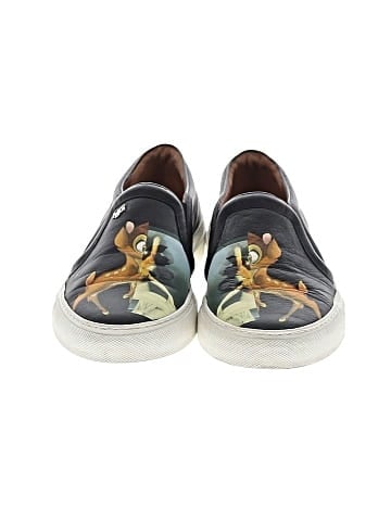 Givenchy Leather Bambi print slip-on sneakers (view 2)