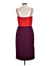 Milly 100% Polyester Color Block Burgundy Cocktail Dress Size 12 - photo 2