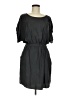 Express 100% Polyester Solid Black Casual Dress Size M - photo 1