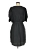 Express 100% Polyester Solid Black Casual Dress Size M - photo 2