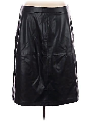 D&Co. Faux Leather Skirt (view 1)