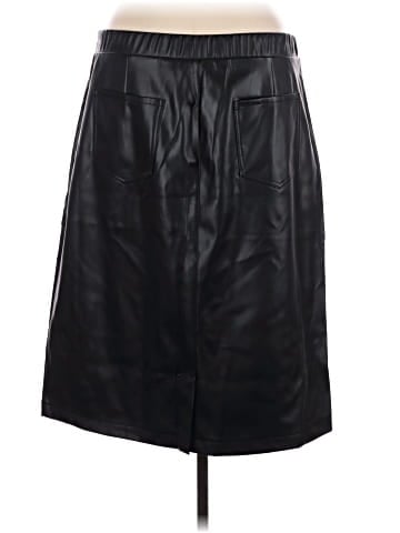 D&Co. Faux Leather Skirt (view 2)