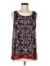 Max Studio Damask Blue Sleeveless Blouse Size M - photo 1