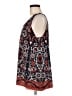 Max Studio Damask Blue Sleeveless Blouse Size M - photo 5