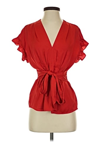 Max Studio Short Sleeve Blouse (view 1)