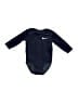 Nike 100% Polyester Blue Long Sleeve Onesie 9-12 MO / 12 MO - photo 1