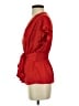 Max Studio 100% Polyester Red Short Sleeve Blouse Size S - photo 5