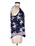 Daniel Rainn Floral Stripes Blue Tank Top Size M - photo 4