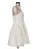 H&M 100% Polyester White Cocktail Dress Size S - photo 4