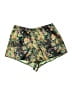 By Anthropologie Print Green Shorts Size M - photo 1