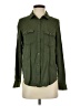 Mudd 100% Rayon Green Long Sleeve Button-Down Shirt Size S - photo 1