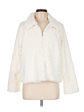Nina Leonard Faux Fur Jacket