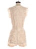 Grade & Gather Hearts Tan Romper Size S - photo 2