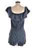 Ann Taylor LOFT Stripes Blue Romper Size S - photo 2