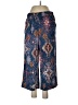 Mark 100% Polyester Paisley Blue Casual Pants Size L - photo 1