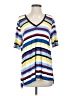Torrid Stripes Blue Short Sleeve T-Shirt Size (00) - photo 1